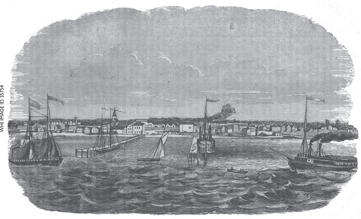 A view of Southport from Lake Michigan in 1844 In 1840 the Perrine family - photo 9