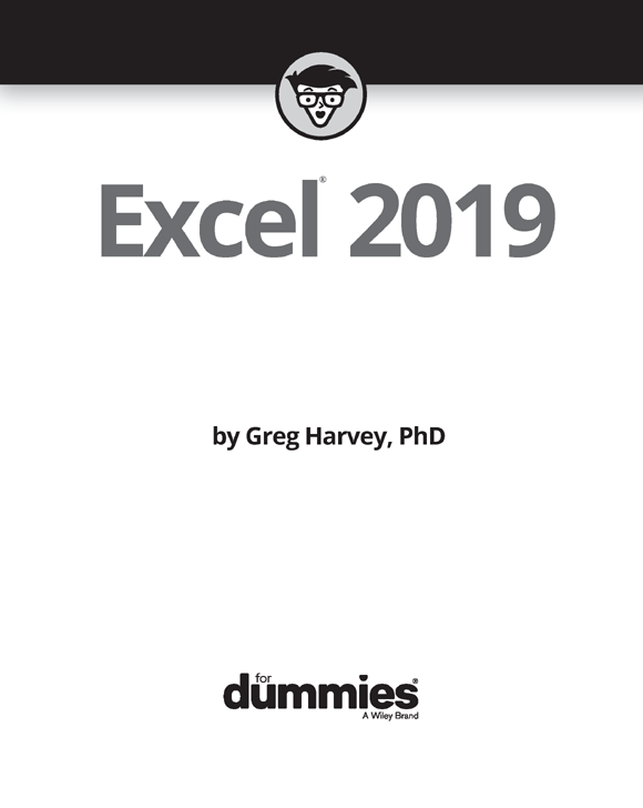 Excel 2019 For Dummies Published by John Wiley Sons Inc 111 River - photo 2