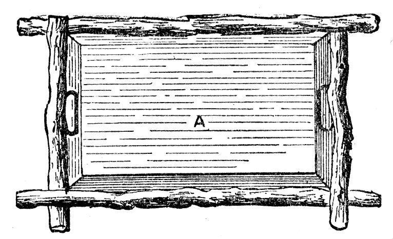 Plan of Rustic Hall Stand showing Umbrella Pan Elevation and Plan of - photo 11