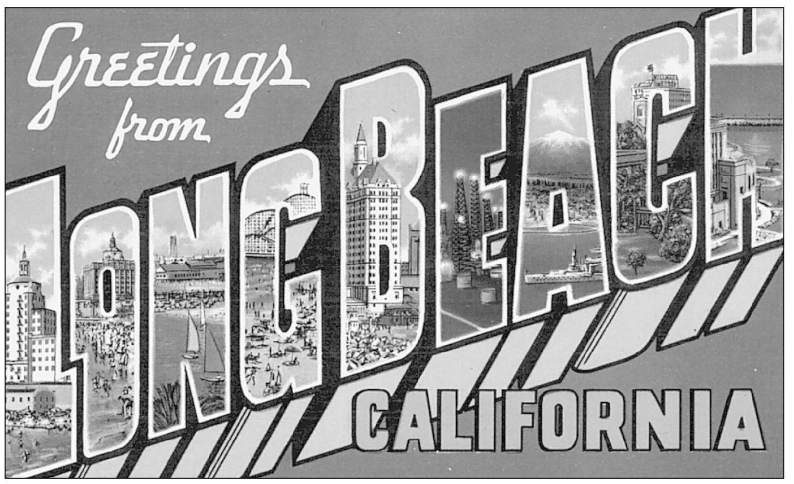 GREETINGS FROM LONG BEACH CALIFORNIA PP Western Publishing Novelty Co - photo 5