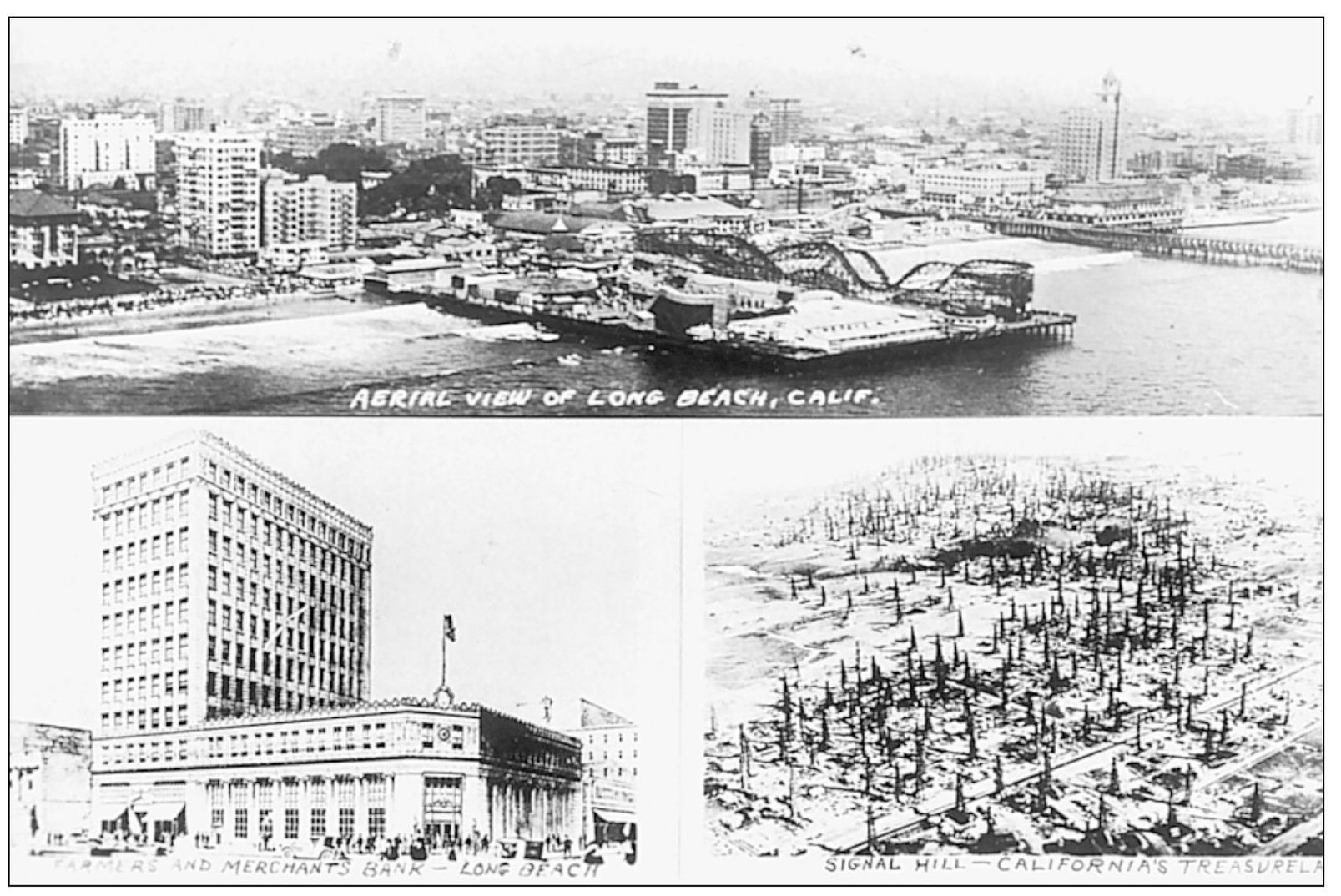 AERIAL VIEW OF LONG BEACH CALIFORNIA FARMERS AND MERCHANTS BANK LONG BEACH - photo 7