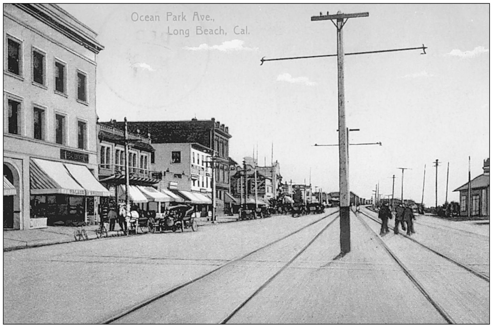 OCEAN PARK AVENUE LONG BEACH CALIFORNIA The written message on back reads - photo 10