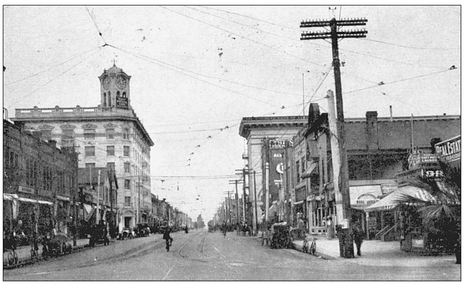 LOOKING EAST ON OCEAN AVENUE LONG BEACH CALIFORNIA Text on the card reads - photo 16