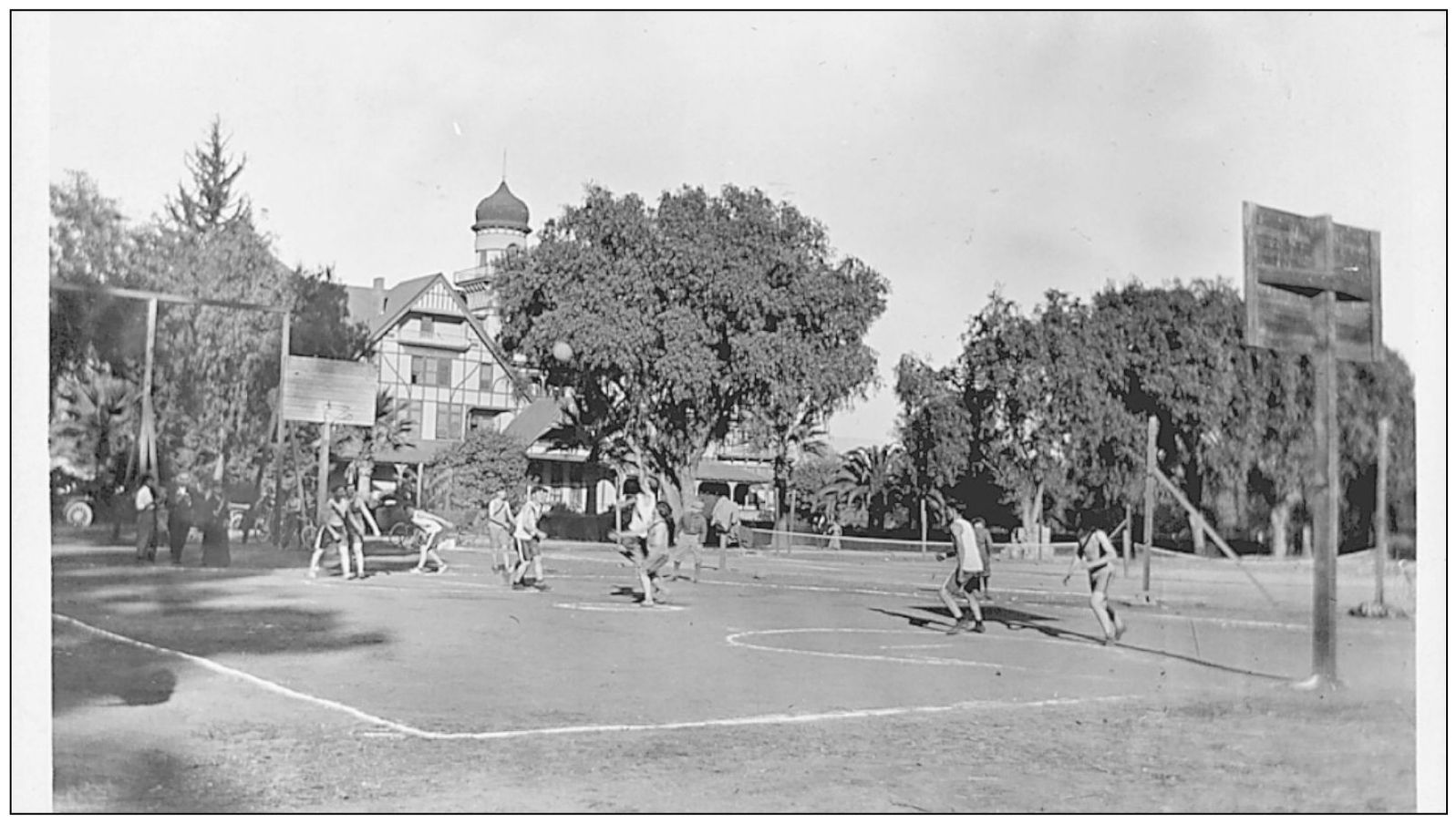 COLLEGE BASKETBALL COURT ACROSS SECOND STREET FROM COLLEGE BUILDING Physical - photo 15