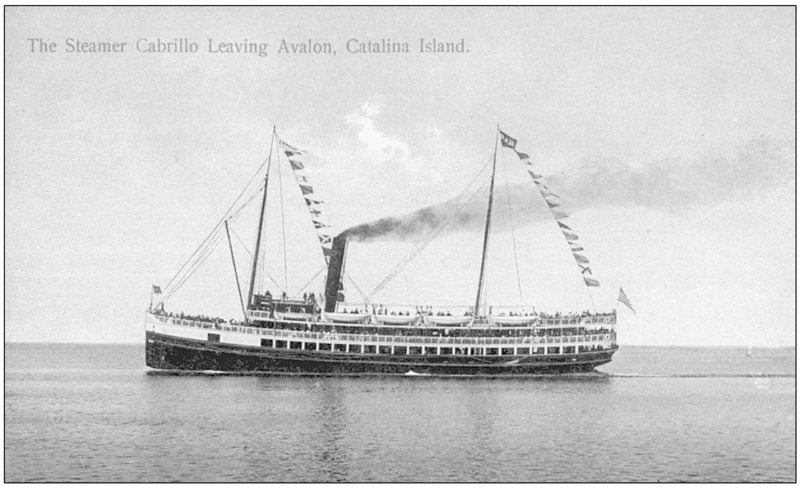 THE STEAMER CABRILLO LEAVING AVALON CATALINA ISLAND PP M Rieder Los - photo 10