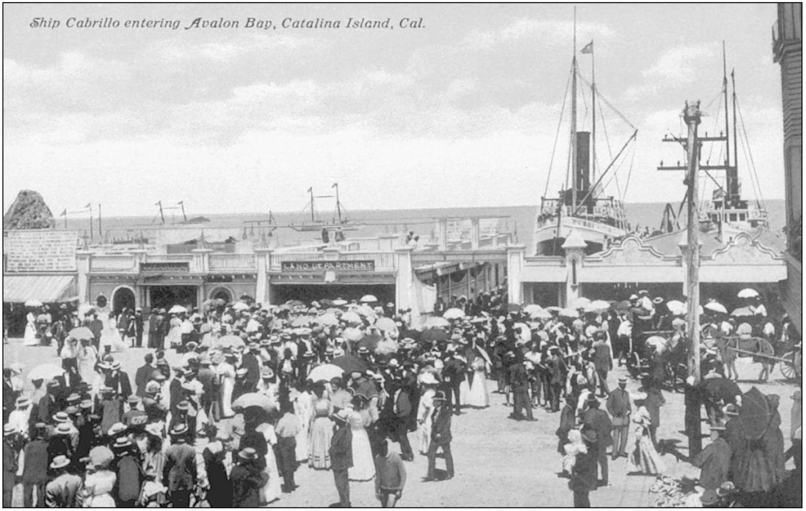 SHIP CABRILLO ENTERING AVALON BAY CATALINA ISLAND CALIFORNIA PP Benham - photo 19