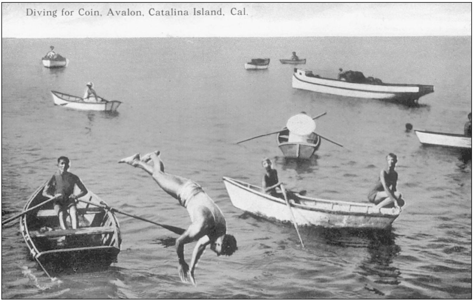 DIVING FOR COIN AVALON CATALINA ISLAND CALIFORNIA PP Catalina Novelty - photo 23