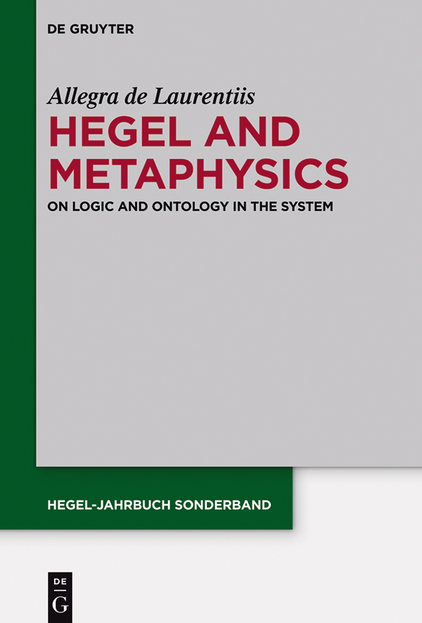 Hegel and Metaphysics - image 1