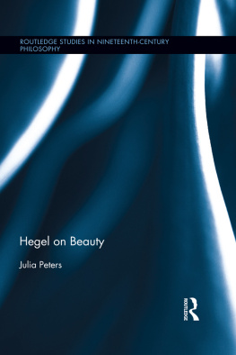 Hegel Georg Wilhelm Friedrich - Hegel on Beauty