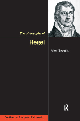 Hegel Georg Wilhelm Friedrich - The Philosophy of Hegel