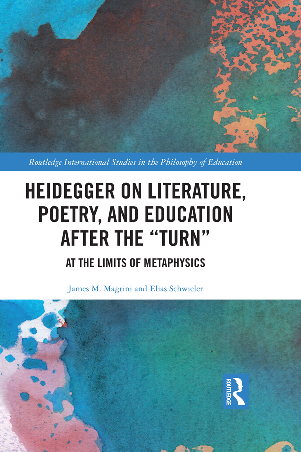 Section I From Philosophy to Thinking Heidegger During the Turn Poetry - photo 1