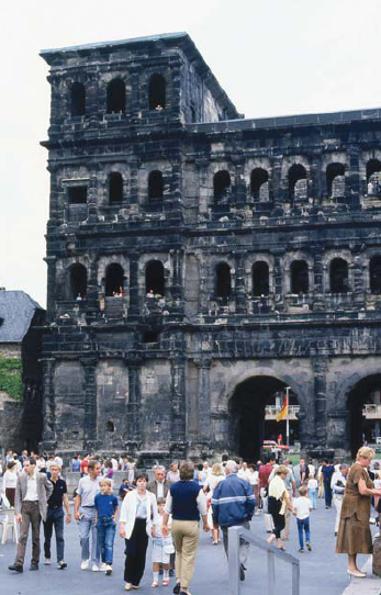 The town side of the Porta Nigra in Trier a late 2nd-century Roman city gate - photo 3