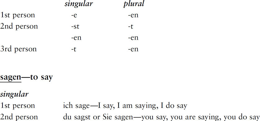 Du ihr and Sie all mean you The familiar form du singular is used in - photo 3