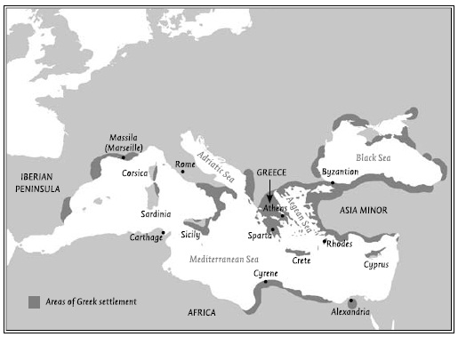 Ancient Greek cities and colonies Greek civilisation thrived in trading and - photo 3