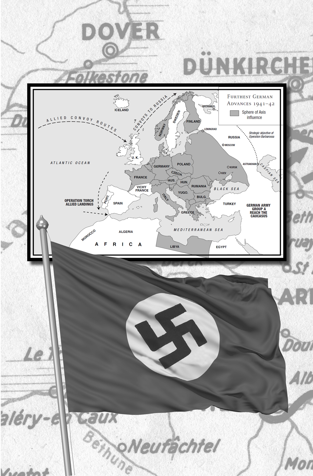 By December 1941 the Nazi flag of Germany dominated Europe INTRODUCTION - photo 4