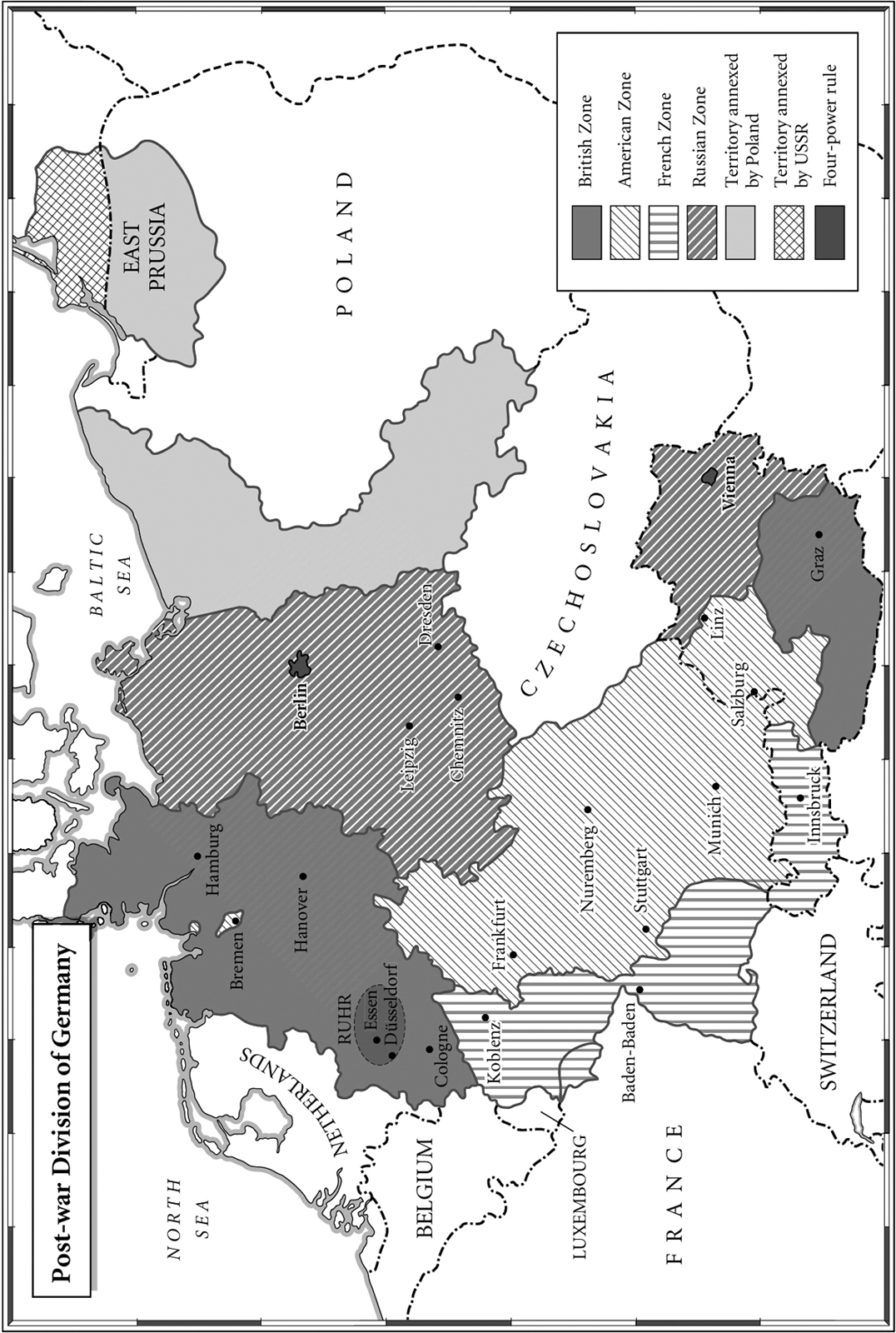 In the spring of 1945 the four major powers that had defeated Hitlers armies - photo 4