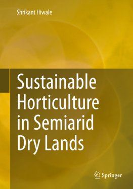 Hiwale Sustainable Horticulture in Semiarid Dry Lands