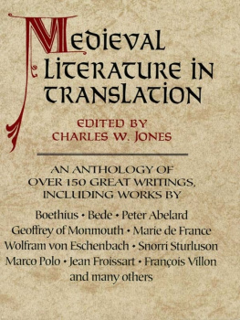 Jones - Medieval Literature in Translation