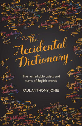 Jones - The Accidental Dictionary