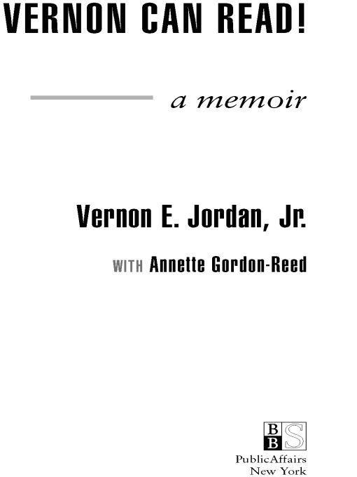 Table of Contents Vernon E Jordan Jr one of the major civil rights - photo 1