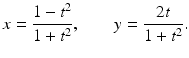 Figure 12 A rational parametrization of the circle This is the - photo 19