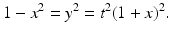 For a fixed value of t this is a quadratic equation whose roots are the x - photo 15