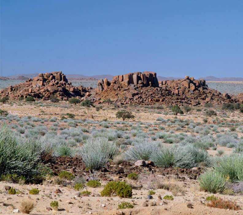 Typical pre-Namib landscape in Namibias far south INTRODUCTION Namibia is - photo 2