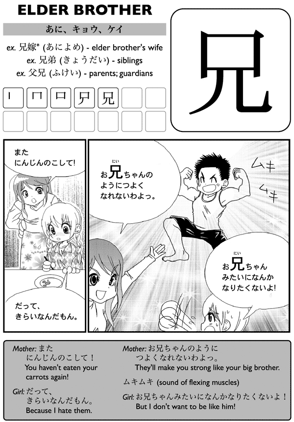 Kanji de manga the comic book that teaches you how to read and write Japanese Volume 2 - photo 12