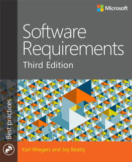 Karl E Wiegers Software Requirements 3