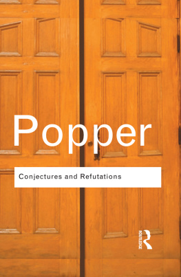Karl Popper - Conjectures and Refutations