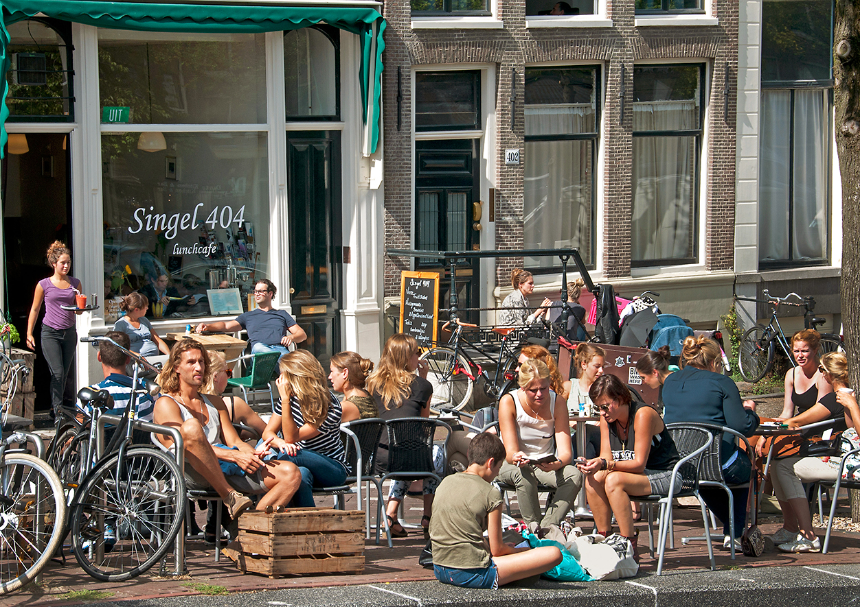 The Singel 404 cafe Jordaan Western Canals area PETER HORREE ALAMY PHOTO - photo 12