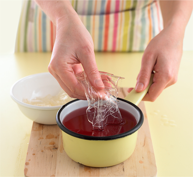 Soak the gelatine in 250 ml 9 fl oz of cold water for 5 minutes until it is - photo 13