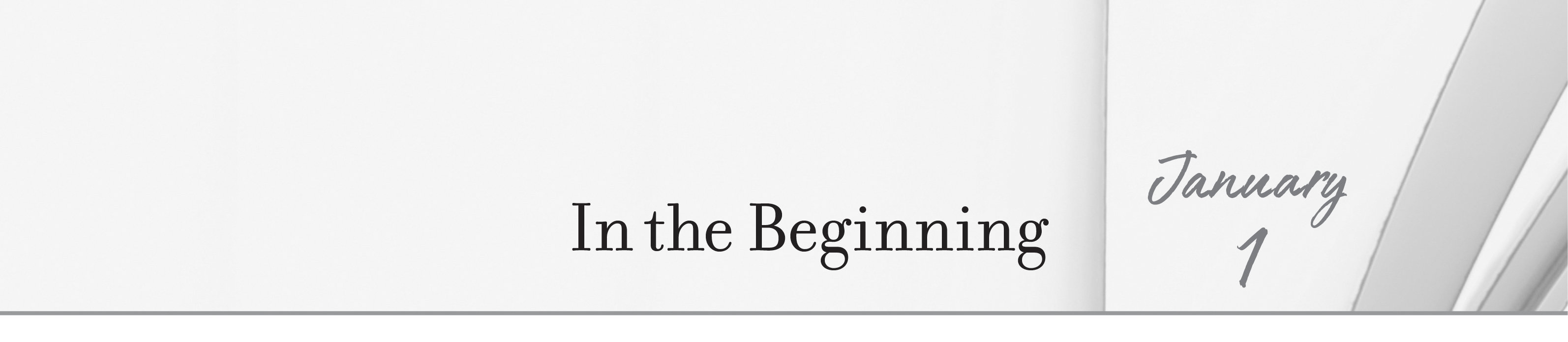 TODAYS READING Genesis 12 In the beginning God createdAnd God said Genesis - photo 1