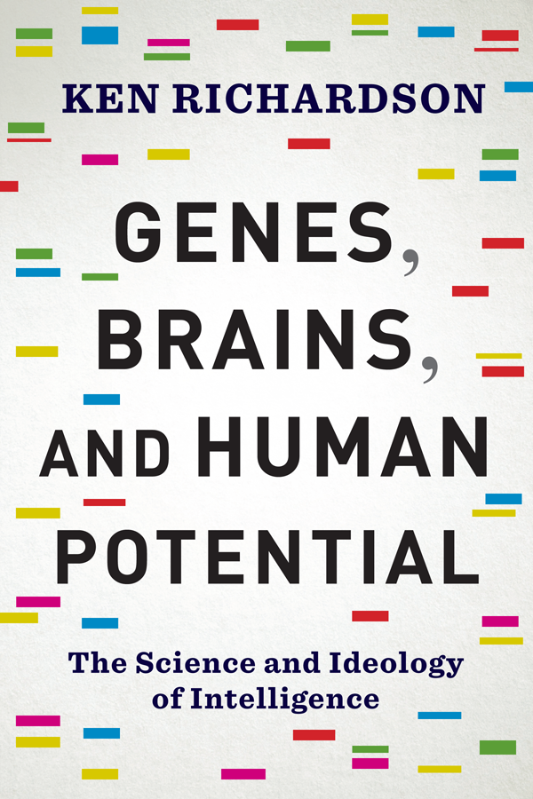 Genes brains and human potential the science and ideology of intelligence - image 1