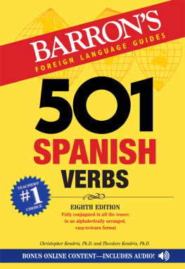 Kendris - 501 Spanish Verbs