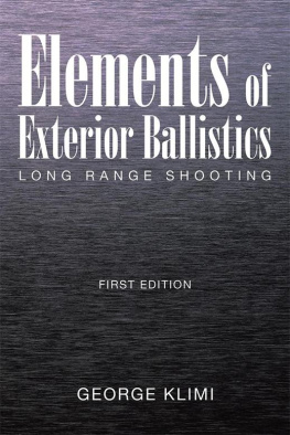 Klimi Elements of Exterior Ballistics: Long Range Shooting