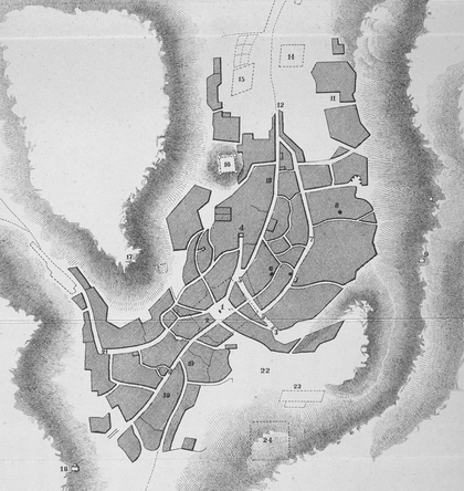 Map of Mecca based on the Chronicles of Mecca Places of interest include the - photo 1