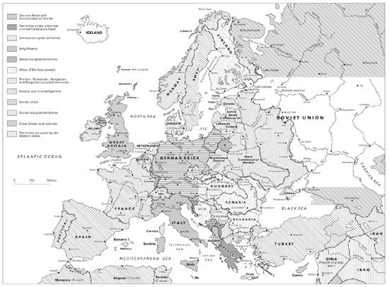 Europe Beginning of December 1941 GERMANY AND THE SECOND WORLD WAR V1 - photo 1