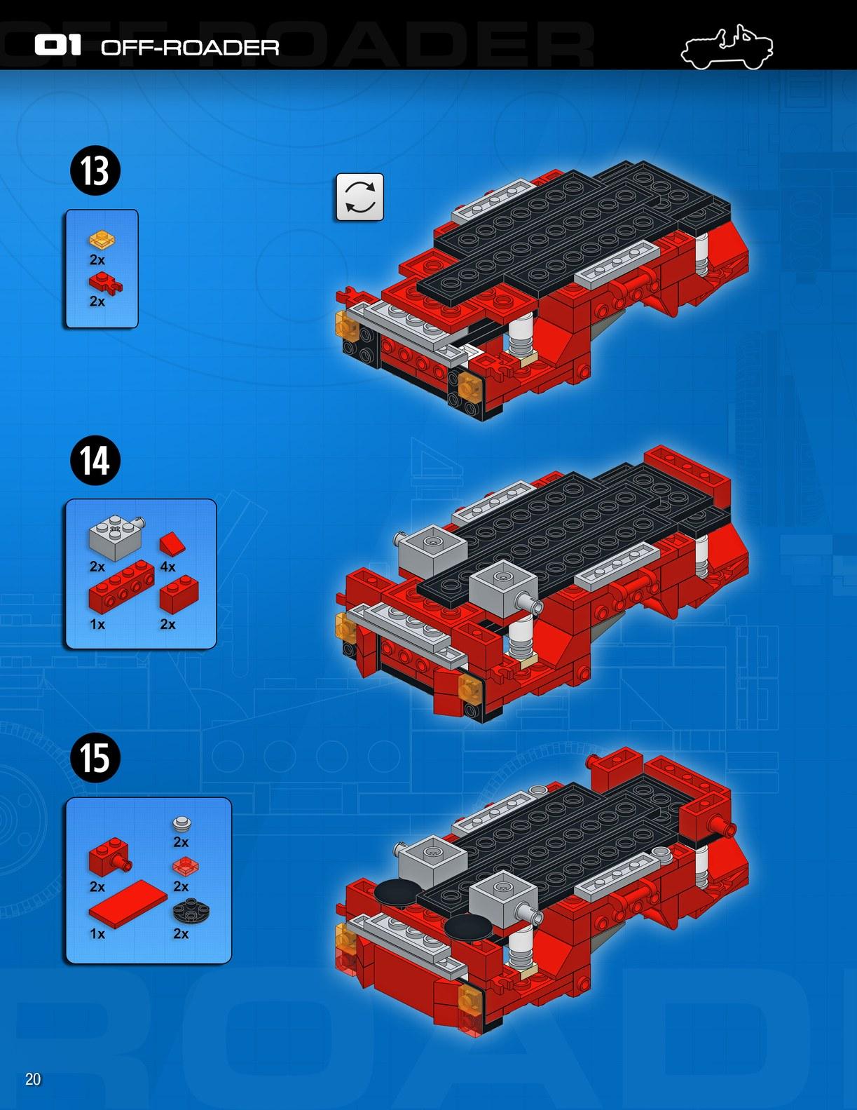 LEGO build-it book Volume 1 amazing vehicles - photo 22