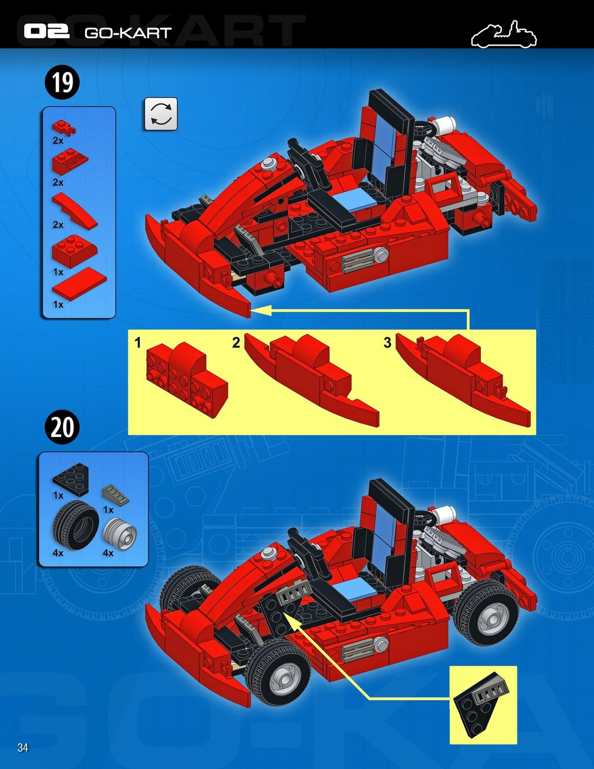 LEGO build-it book Volume 1 amazing vehicles - photo 36