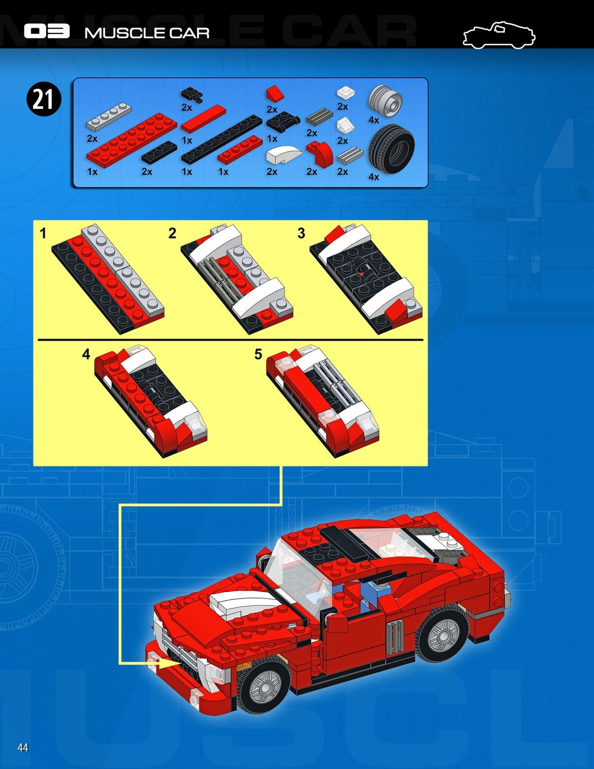 LEGO build-it book Volume 1 amazing vehicles - photo 46