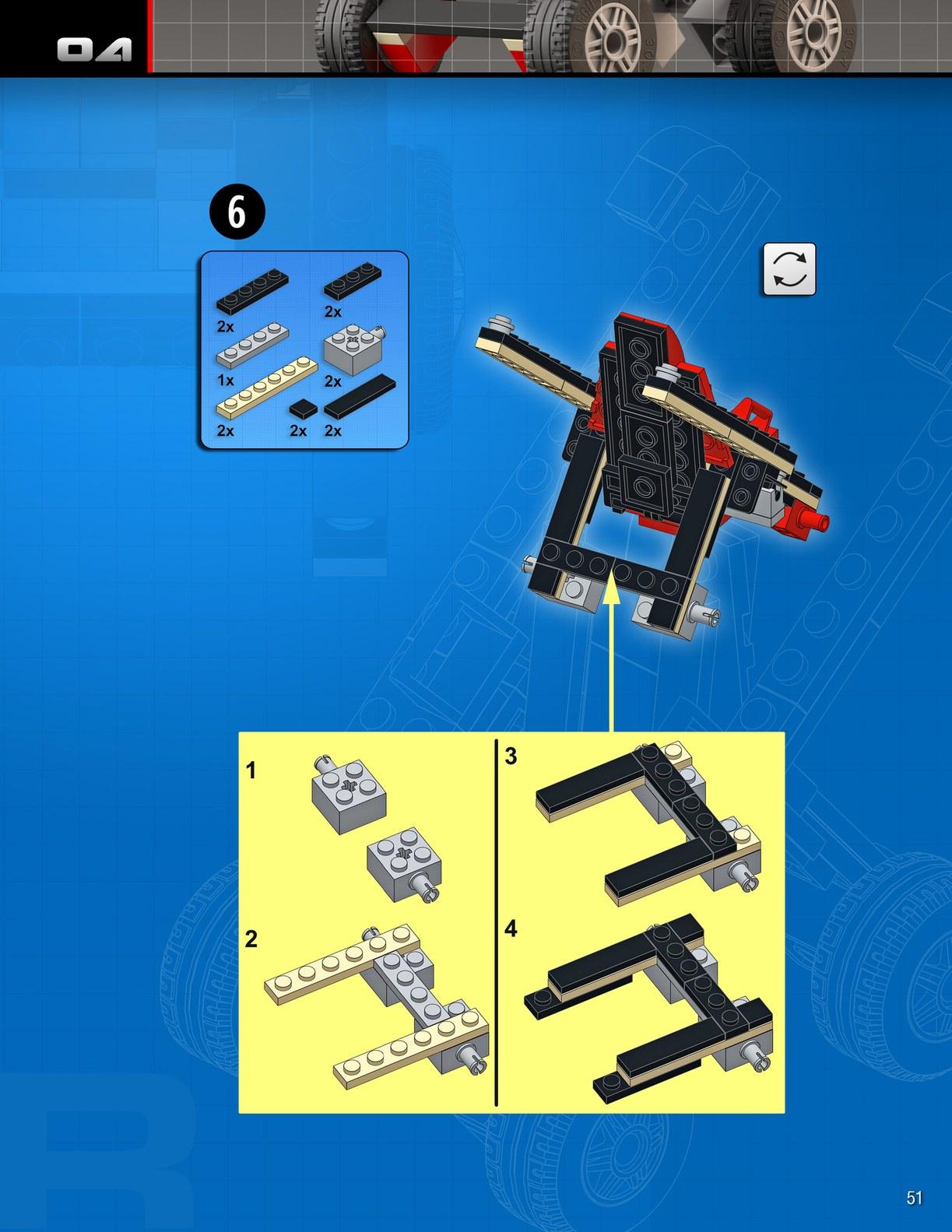 LEGO build-it book Volume 1 amazing vehicles - photo 53