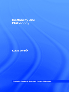 Kukla - Ineffability and Philosophy