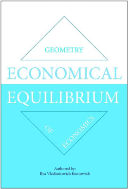 Kuntsevich - Economical equilibrium: geometry of economics