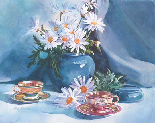 Daisies 14 1837cm 46cm Introduction Watercolor is great fun Anything - photo 4