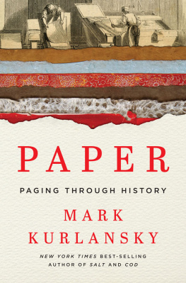 Kurlansky Paper: Paging Through History