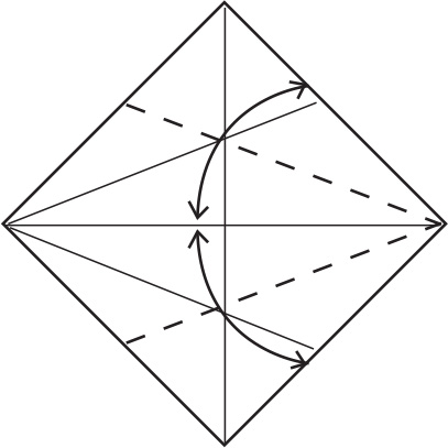 Fold two edges from the right side to meet at the crease Unfold Fold all - photo 30