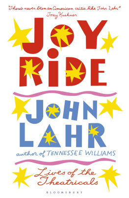 Lahr - Joy ride lives of the theatricals