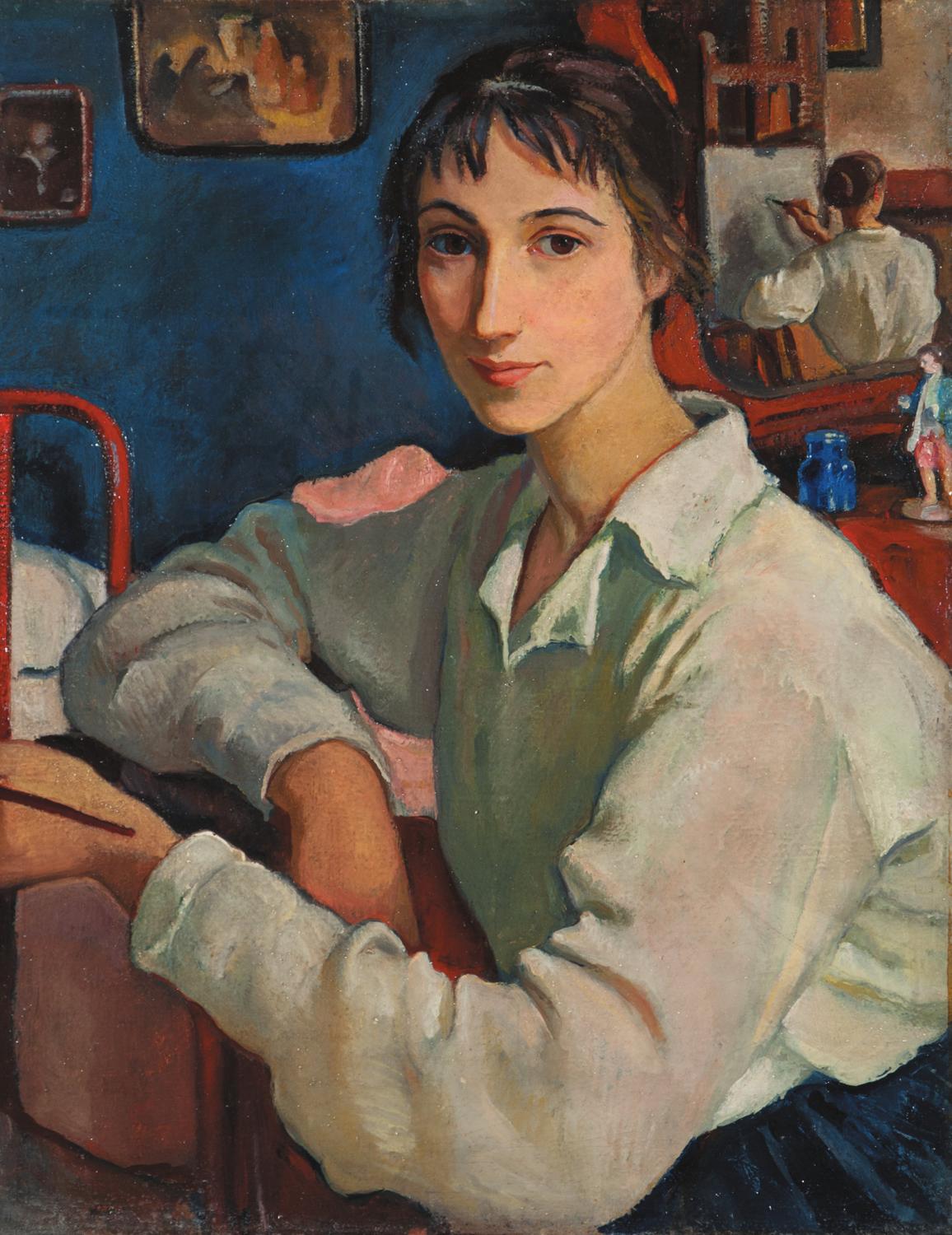 Zinaida Serebryakova 18841967 Self-portrait in a White Blouse 1922 oil - photo 1