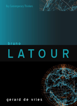 Latour Bruno Bruno Latour